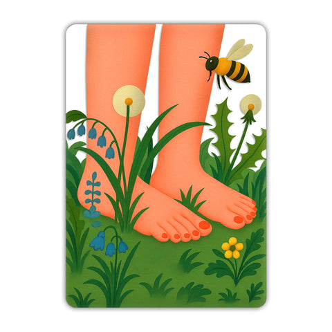 Barefoot Acrylic Poster