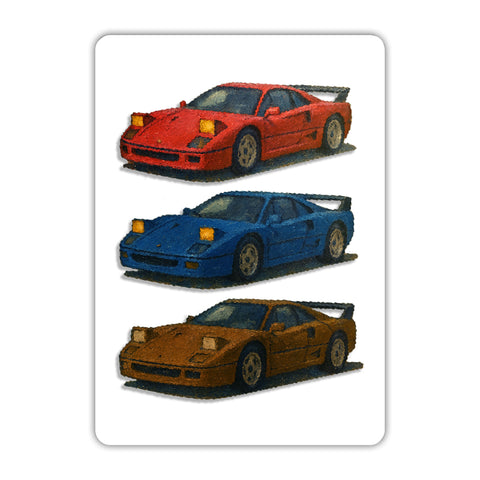 Sportscars Acrylic Poster