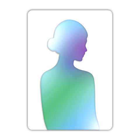 Silhouette of a Woman Acrylic Poster