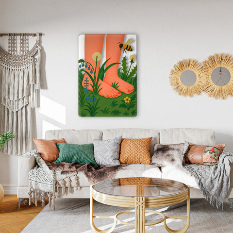 Barefoot Acrylic Poster