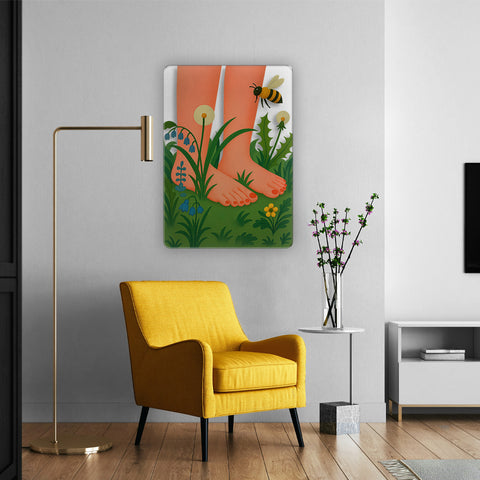 Barefoot Acrylic Poster