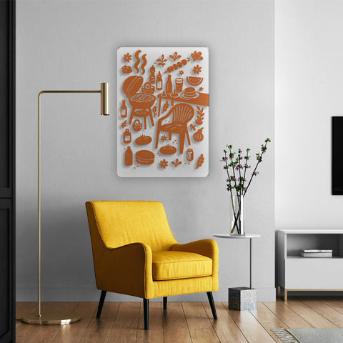 BBQ Acrylic Poster