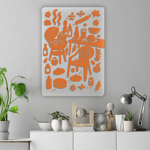 BBQ Acrylic Poster