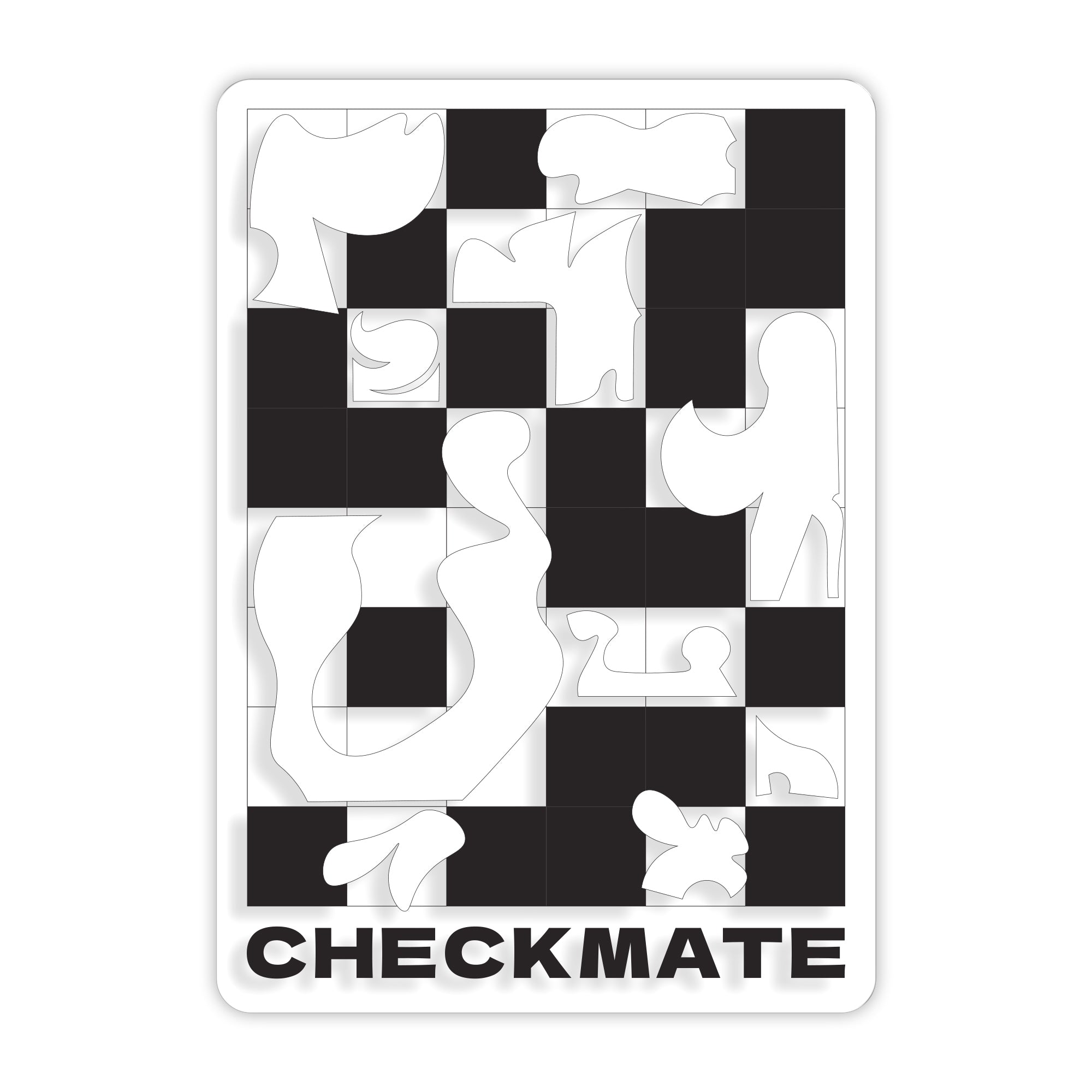 Checkmate Acrylic Poster – The Artist Cave