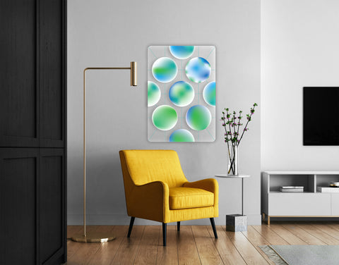 Bubbles Acrylic Poster