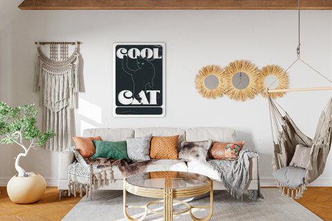 Cool Cat Acrylic Poster