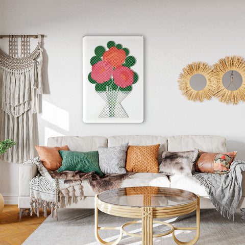 Dotted Bouquet Acrylic Poster