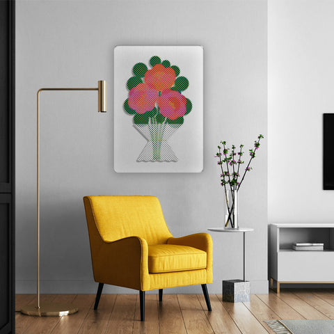 Dotted Bouquet Acrylic Poster