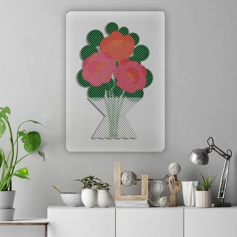 Dotted Bouquet Acrylic Poster