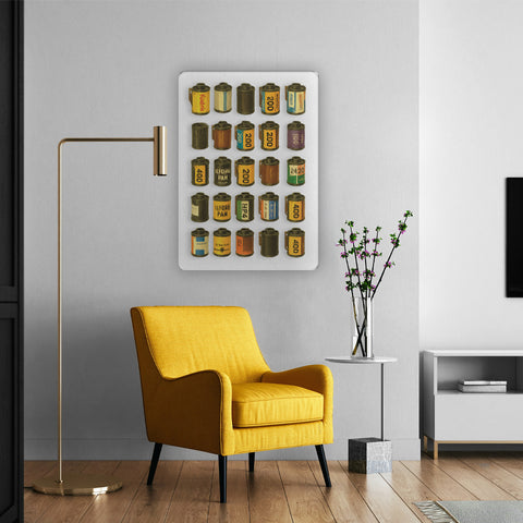 Film Rolls Acrylic Poster