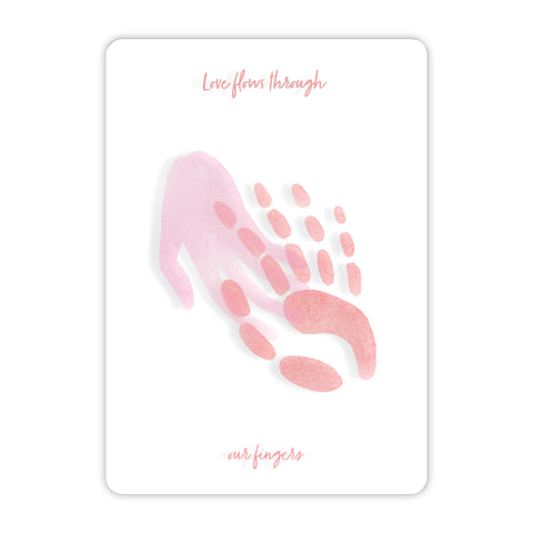 Fingers Acrylic Poster