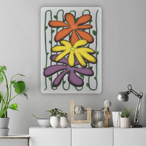 Flower Power Acrylic Poster