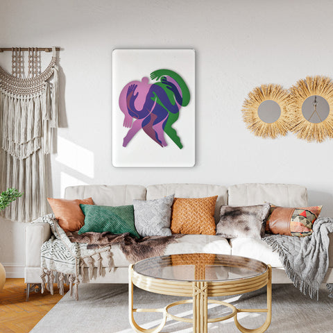 Friends Dancing Acrylic Poster