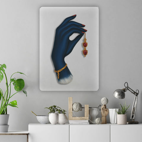 Hand Acrylic Poster