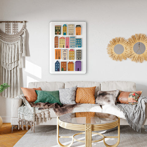 Houses Acrylic Poster
