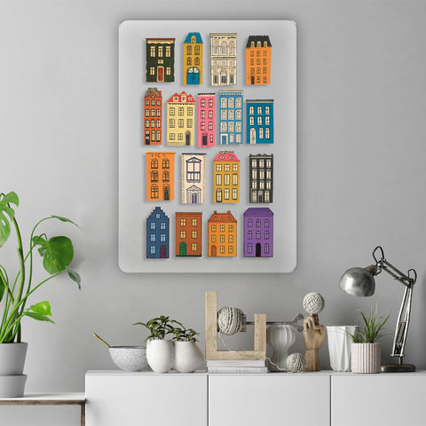 Houses Acrylic Poster