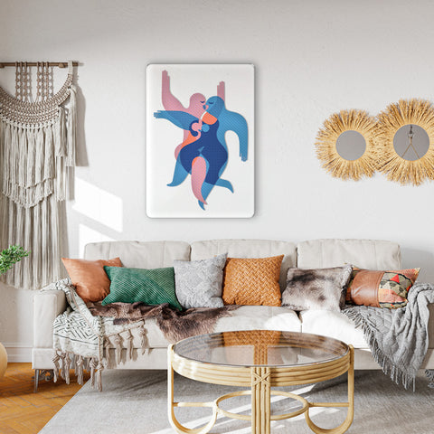Kissing Acrylic Poster