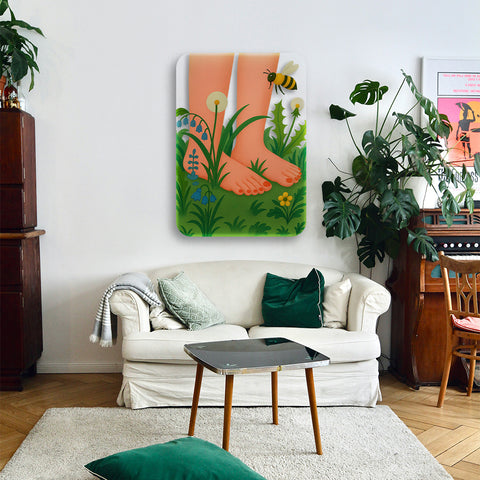 Barefoot Acrylic Poster