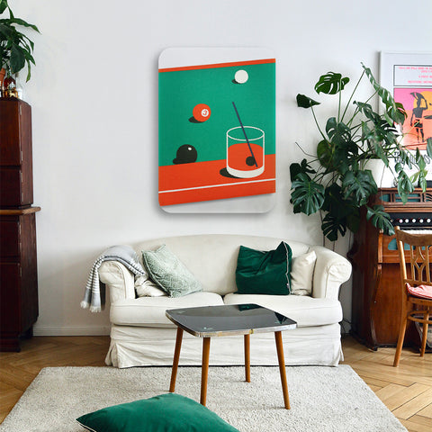 Pool Table Acrylic Poster