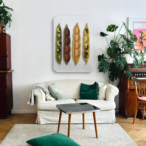 Colorful Beans Acrylic Poster
