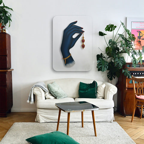 Hand Acrylic Poster