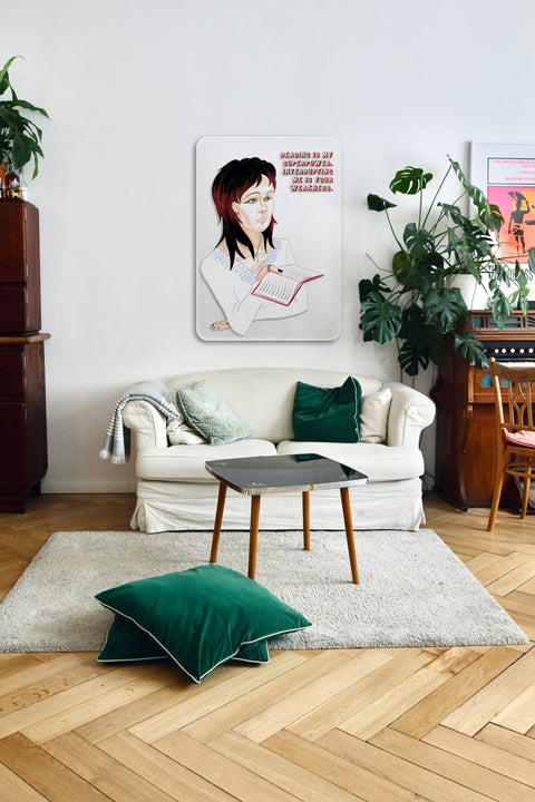 Reading Acrylic Poster