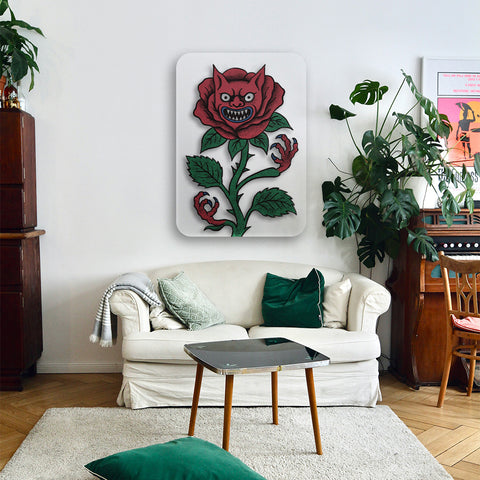 Sinister Rose Acrylic Poster