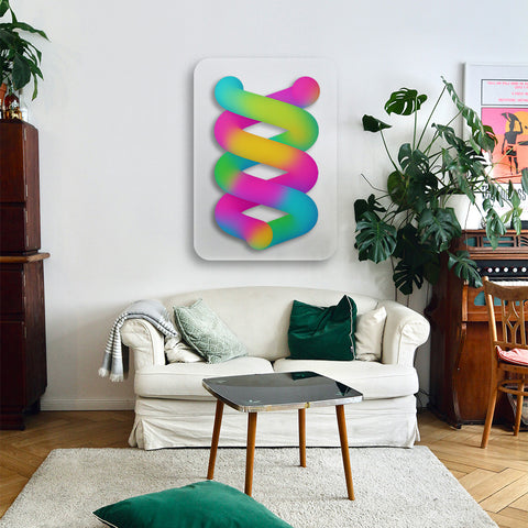 Twirl Acrylic Poster