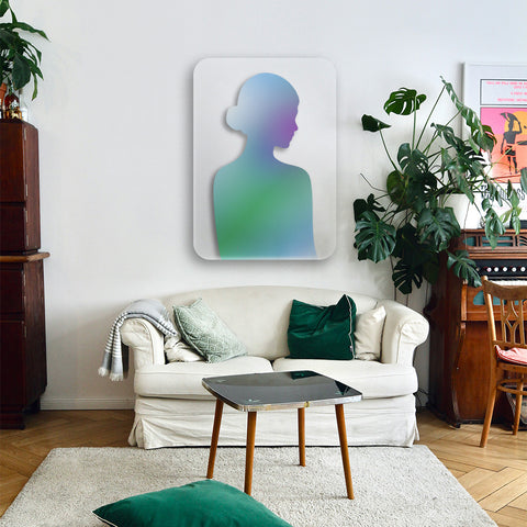 Silhouette of a Woman Acrylic Poster