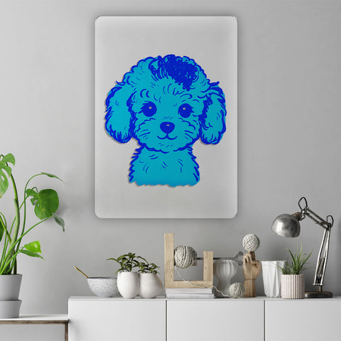 Poodle Acrylic Poster