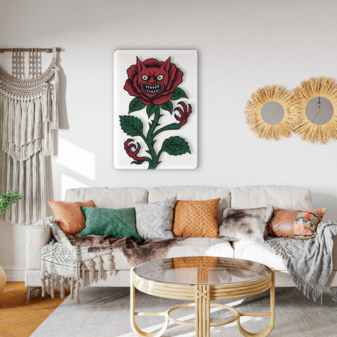 Sinister Rose Acrylic Poster