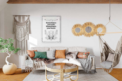 Sometimes You Win Acrylic Poster