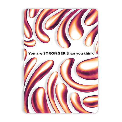 Stronger Acrylic Poster