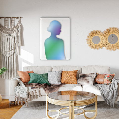 Silhouette of a Woman Acrylic Poster