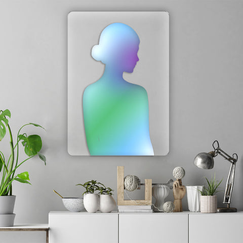 Silhouette of a Woman Acrylic Poster